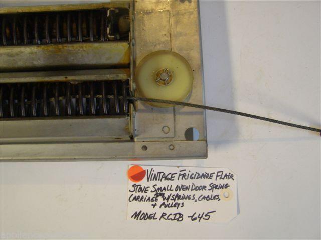 Model RCIB-645 Vintage Frigidaire Flair Stove Small Oven Door Spring Carriage Model RCIB-645 Vintage Frigidaire Flair Stove Small Oven Door Spring Carriage